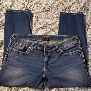 Silver brand women's plus capri